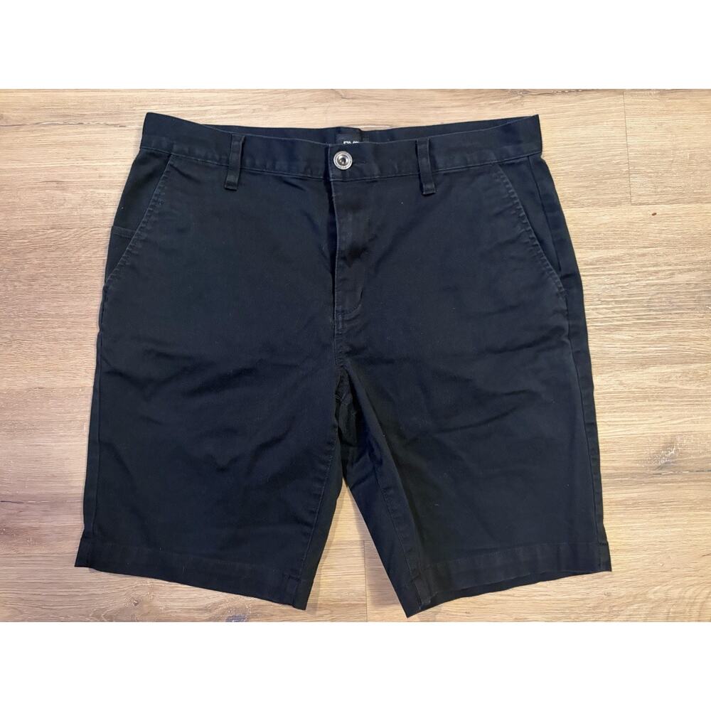RVCA Week End Stretch Shorts Mens 34 Black Casual Chino
